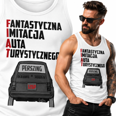 TANK TOP ŚMIESZNY MOTORYZACYJNE 126 P